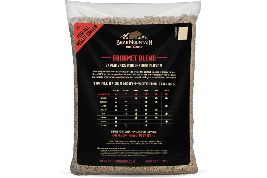 Bear Mtn. 20LBS BBQ Pellets Gourmet Blend 